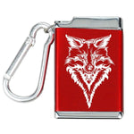 Cendrier de poche anti odeur Wolf rouge