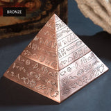  Cendrier pyramide design bronze